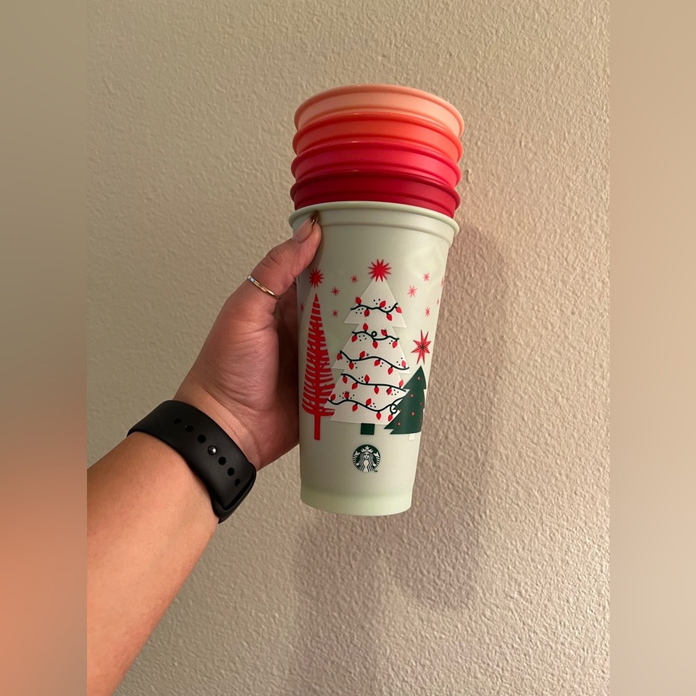 Starbucks plastic cups